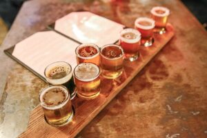 Non-alcoholic beer sampler